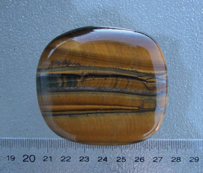 ﻿LARGE Tiger Eye Flatstone - Image 2