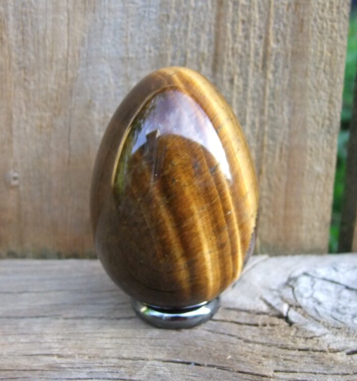 Large Tiger Eye Egg - Image 3