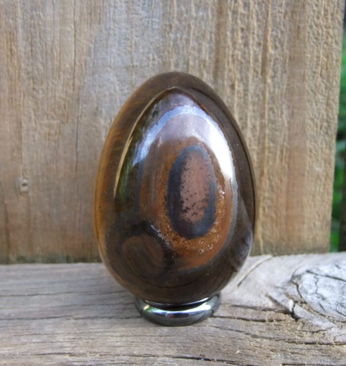 Large Tiger Eye Egg - Image 2