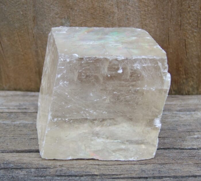 LARGE Natural Gold Calcite Rhomboid