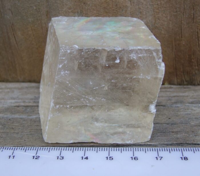 LARGE Natural Gold Calcite Rhomboid - Image 2