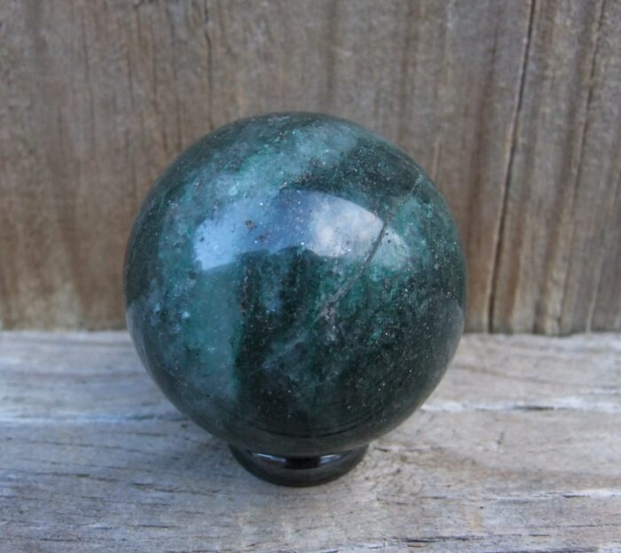 RARE Fuschite with Pyrite Sphere 5.2cm - Image 2