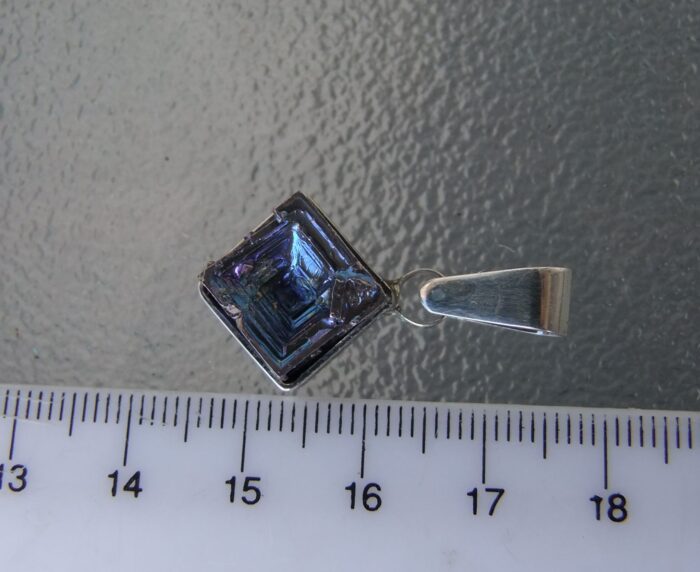 Bismuth Pendant set in Stirling Silver - Image 2