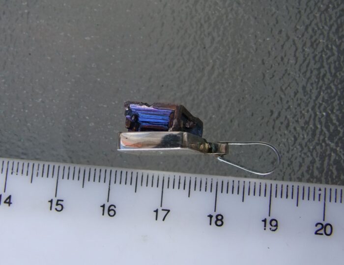 Bismuth Pendant set in Stirling Silver - Image 3