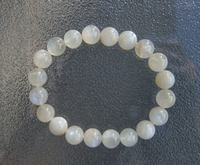 Rainbow Moonstone Bracelet 10mm