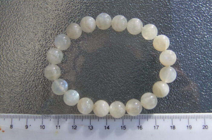 Rainbow Moonstone Bracelet 10mm - Image 2