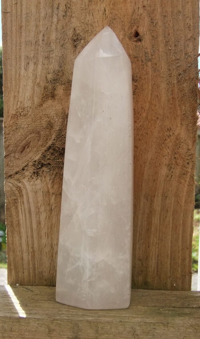 Polished Snow Quartz Point - Image 2