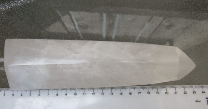 Polished Snow Quartz Point - Image 4