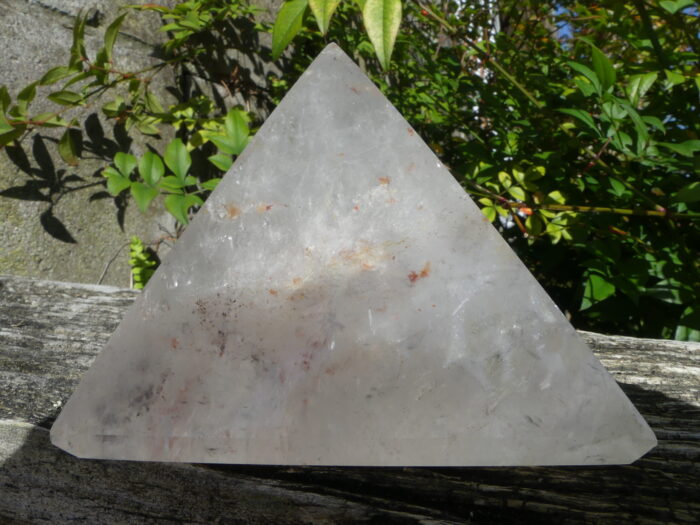 HUGE Hematoid Quartz Pyramid 808gm