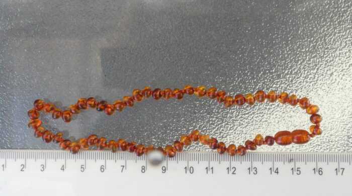 Baltic Amber Teething Necklace (Honey) - Image 2