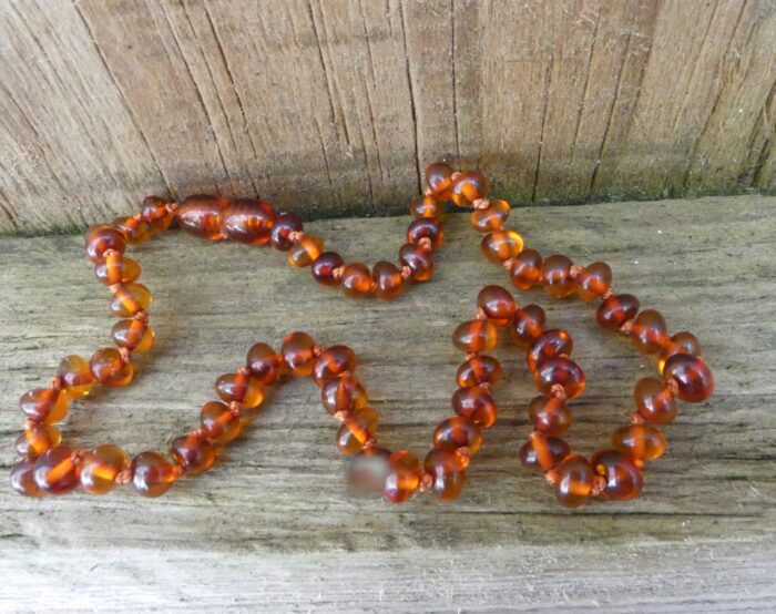 Baltic Amber Teething Necklace (Honey)