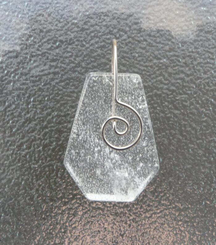 Satyaloka Azeztulite Pendant (Sterling Silver Wire Wrapped)