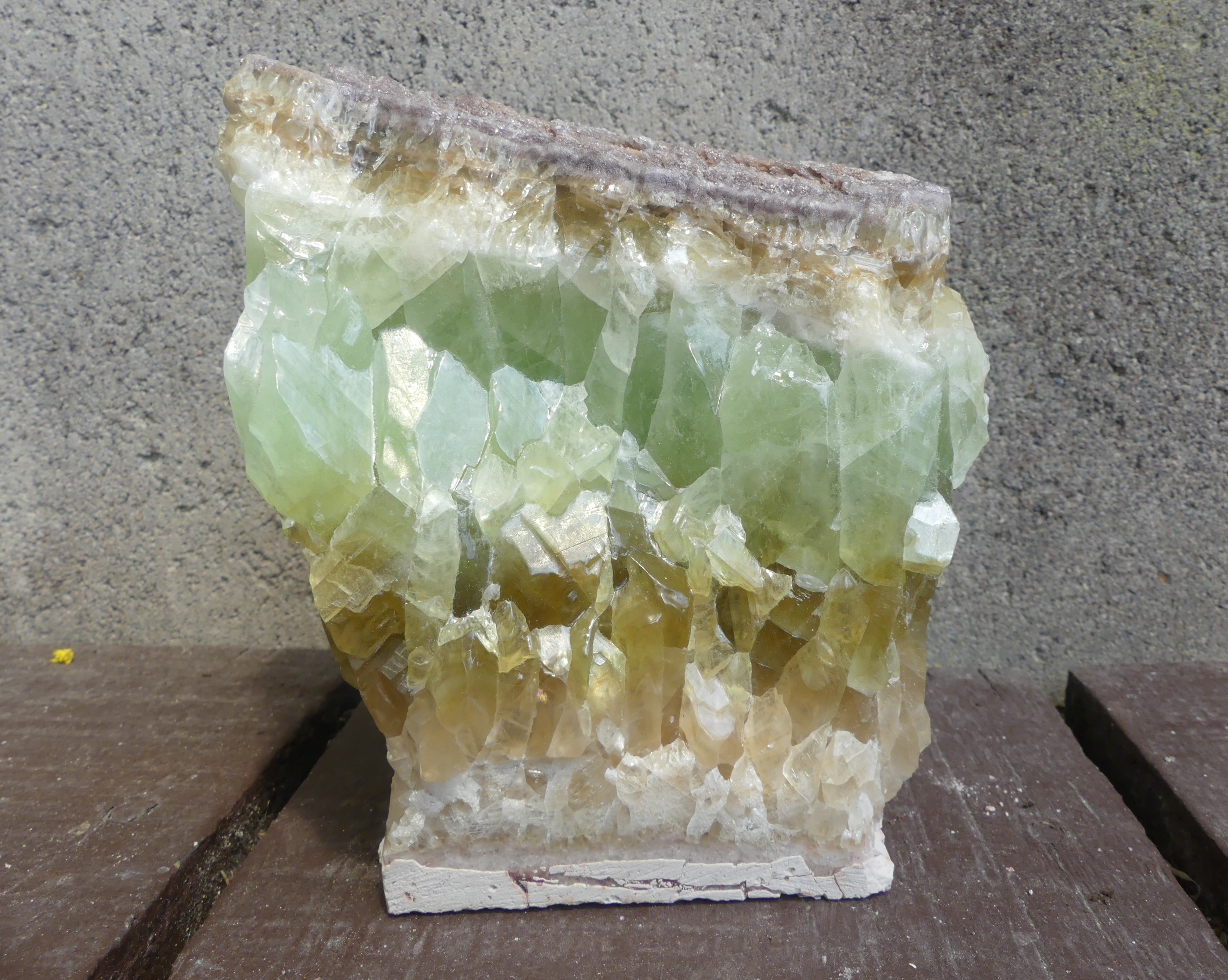 Natural Green Calcite 1208kg Crystal Visions Nz