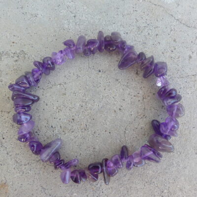 Amethyst Chip Bracelet 