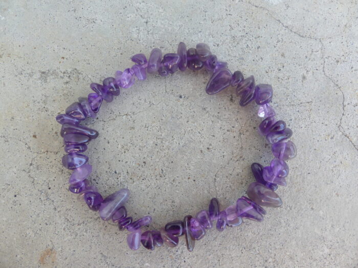 Amethyst Chip Bracelet 
