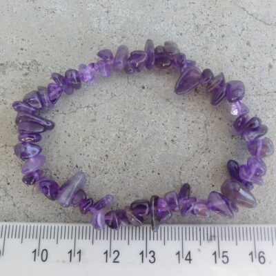 Amethyst Chip Bracelet 