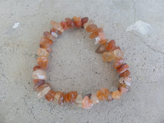 Carnelian Chip Bracelet