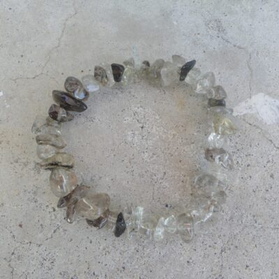 Smokey Quartz Chip Bracelet