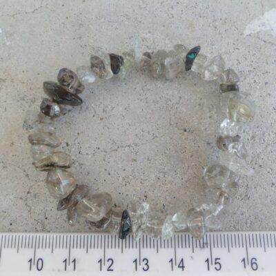 Smokey Quartz Chip Bracelet