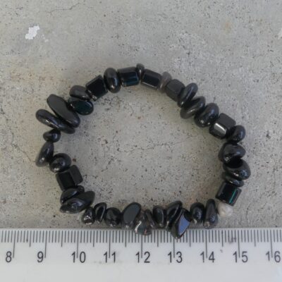 Obsidian Chip Bracelet