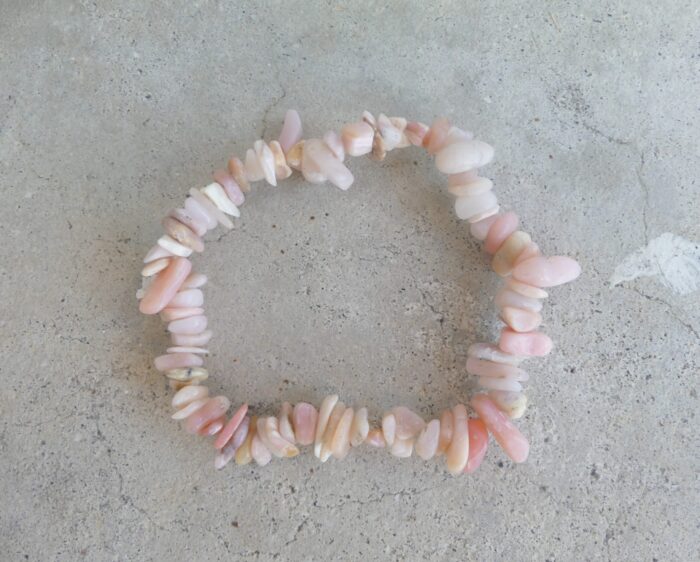 Pink Opal Chip Bracelet