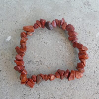 Red Jasper Chip Bracelet