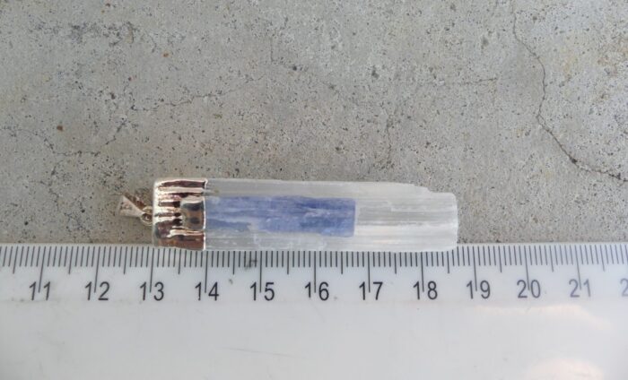 Selenite & Kyanite Pendant - Image 2