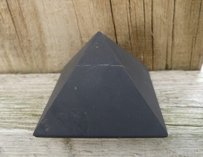 Unpolished Shungite Pyramid 5cm