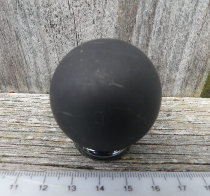 Sale* Unpolished Shungite Sphere   4.2cm  - Image 2