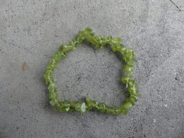 Peridot Chip Bracelet