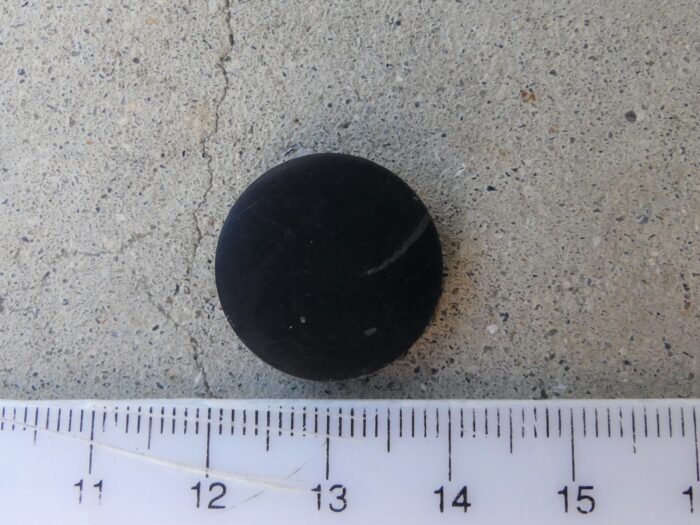 Round Shungite Cell Phone Protection Plate (EMF) - Image 2