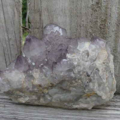 Large Amethyst Spirit Quartz on Boekenhout Jasper