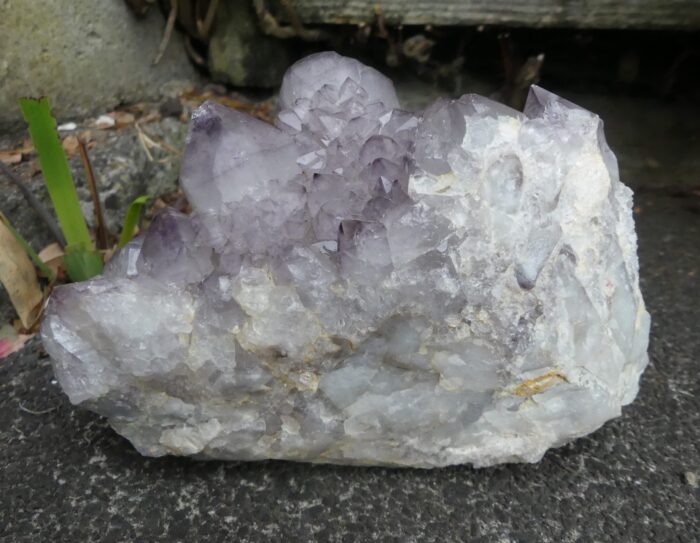Large Amethyst Spirit Quartz on Boekenhout Jasper - Image 8