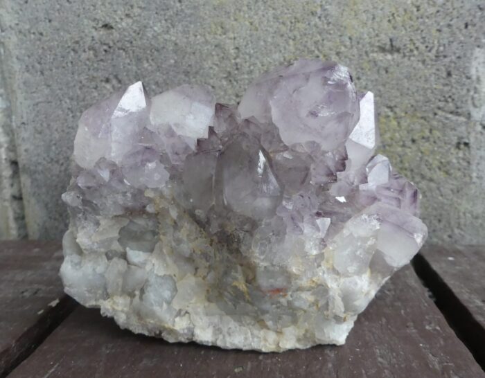 Large Amethyst Spirit Quartz on Boekenhout Jasper - Image 7