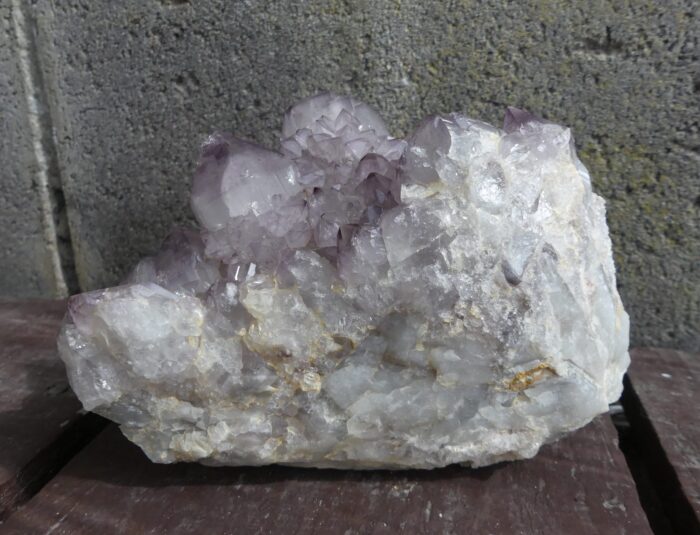 Large Amethyst Spirit Quartz on Boekenhout Jasper - Image 6