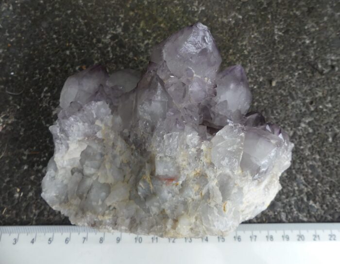 Large Amethyst Spirit Quartz on Boekenhout Jasper - Image 3