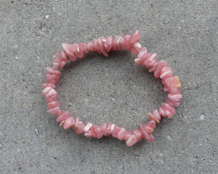 Rhodochrosite Chip Bracelet