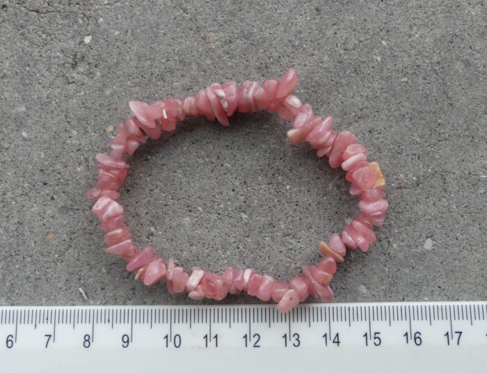 Rhodochrosite Chip Bracelet - Image 2