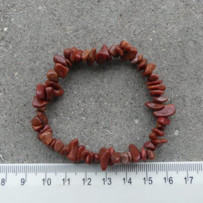 Goldstone Chip Bracelet