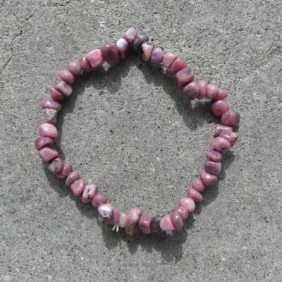 Rhodonite Chip Bracelet