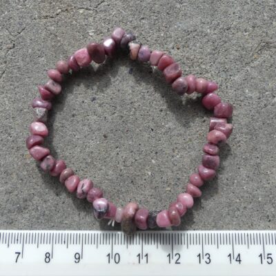 Rhodonite Chip Bracelet