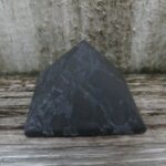 Unpolished Shungite Pyramid 4cm