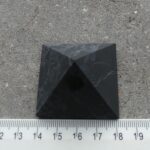 Unpolished Shungite Pyramid 4cm