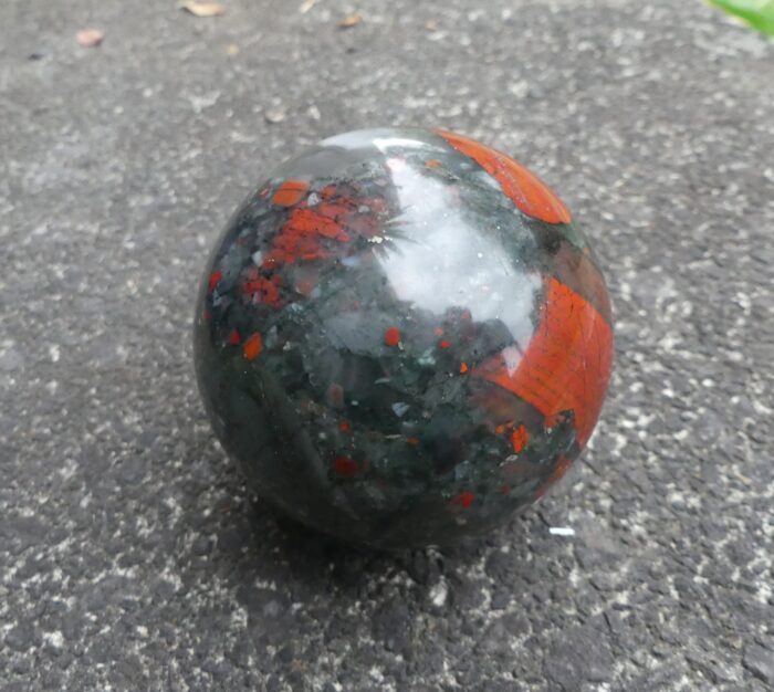 Large Bloodstone Sphere 6.4cm - Image 5