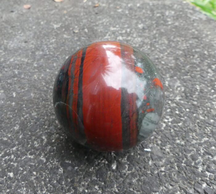 Large Bloodstone Sphere 6.4cm - Image 4
