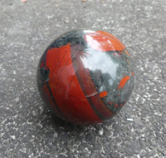 Large Bloodstone Sphere 6.4cm