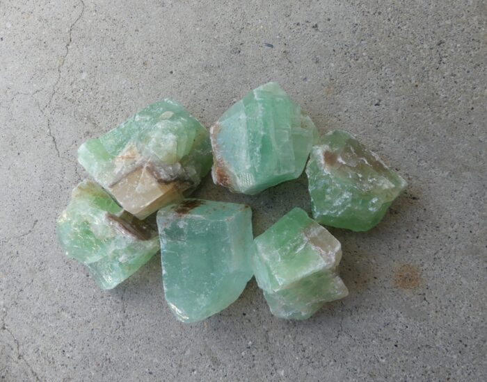 Natural Green Calcite x1