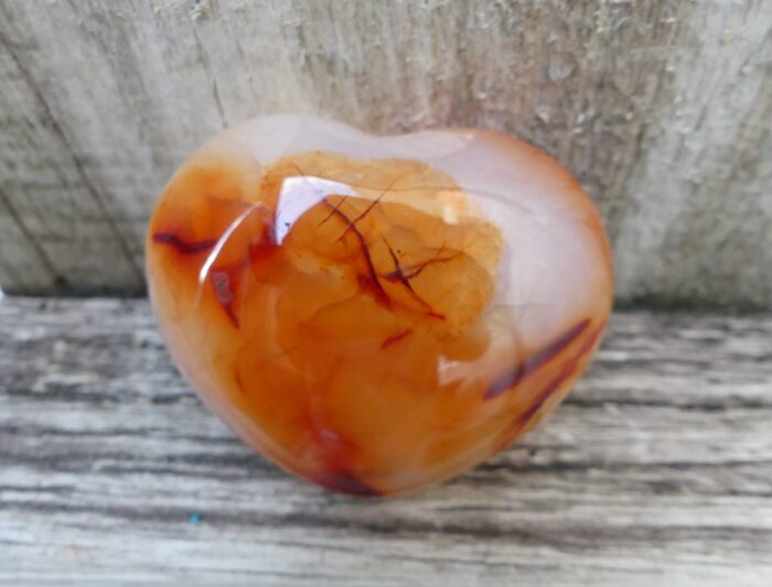 Chunky Carnelian Heart