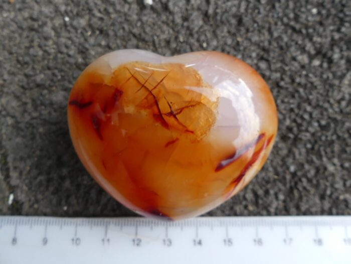 Chunky Carnelian Heart - Image 2