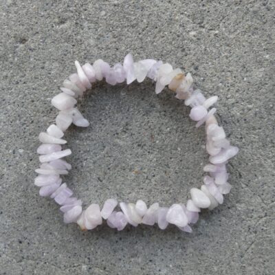 Pink Kunzite Chip Bracelet